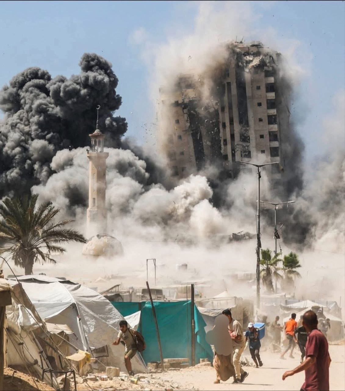 غزة تحت النار: الأبراج تتحول إلى وسيلة لتهجير السكان قسرًا