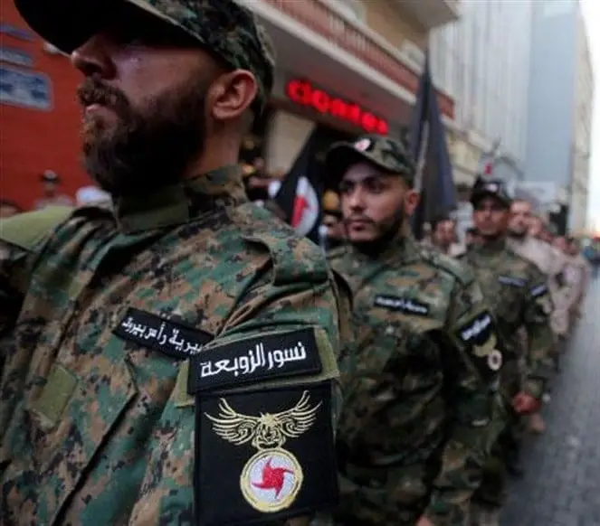 جهاز الأمن السوري يضبط بدلات لفلول النظام البائد ومليشيات نسور الزوبعة