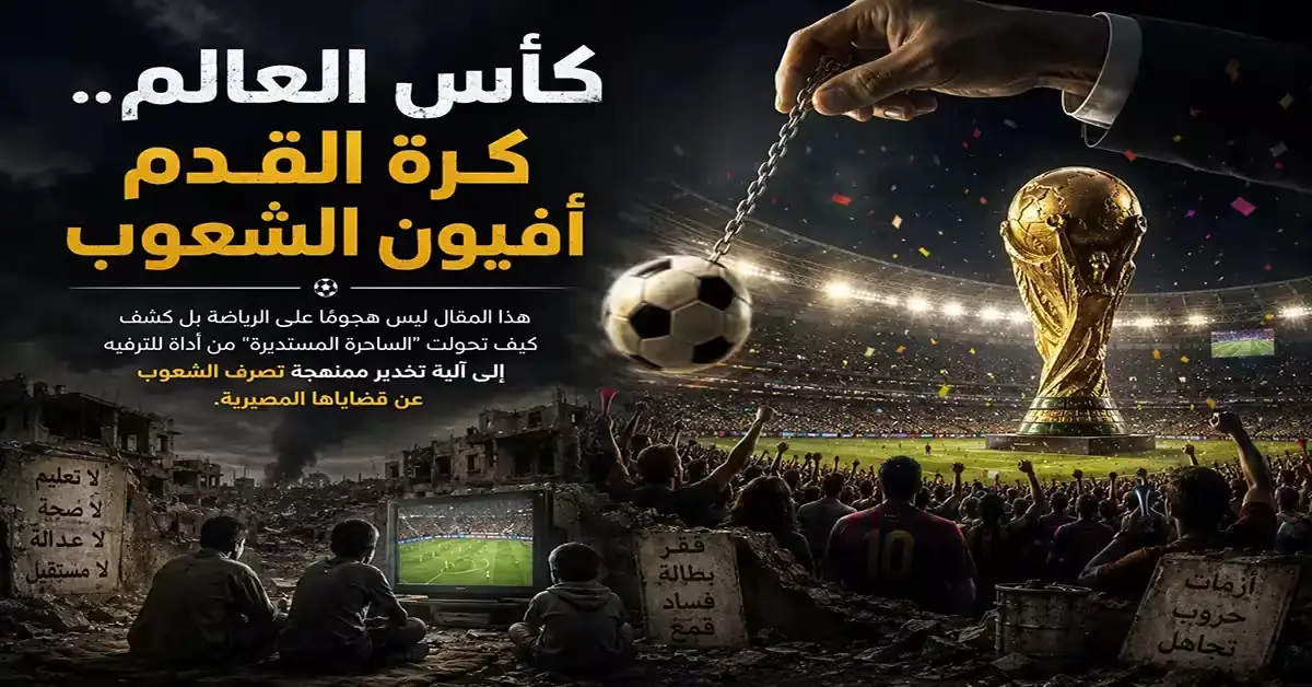 كأس العالم.. كرة القدم أفيون الشعوب