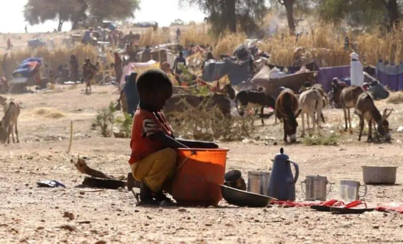 A child washes their hands in El Fasher Sudan in an undated file photo. UNICEF Handout 802x485 1