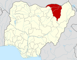 250px Nigeria Yobe State map