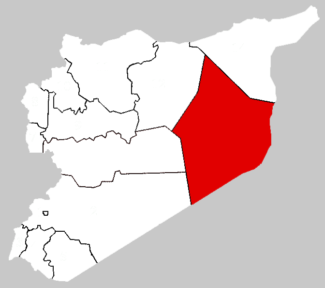 خريطة دير الزور
