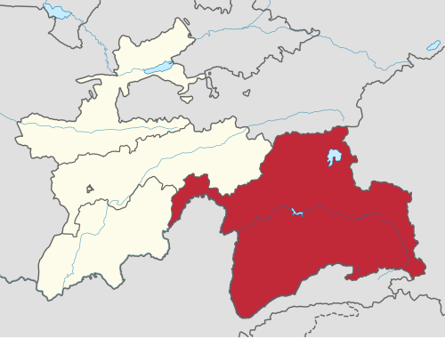Gorno Badakhshan Autonomous Province in Tajikistan.svg