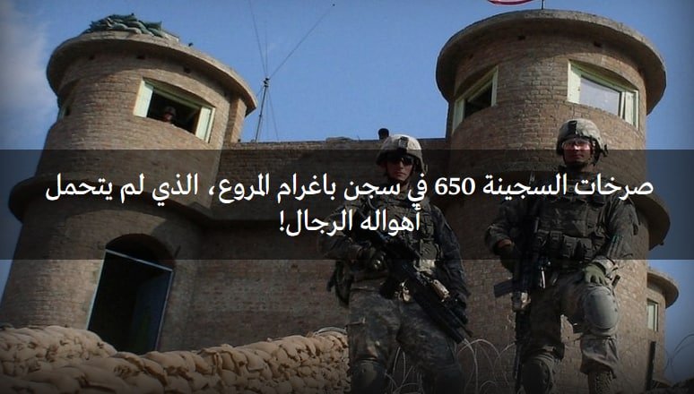 صرخات السجينة 650 في سجن باغرام المروع، الذي لم يتحمل أهواله الرجال! 3 صرخات السجينة 650 في سجن باغرام المروع، الذي لم يتحمل أهواله الرجال!