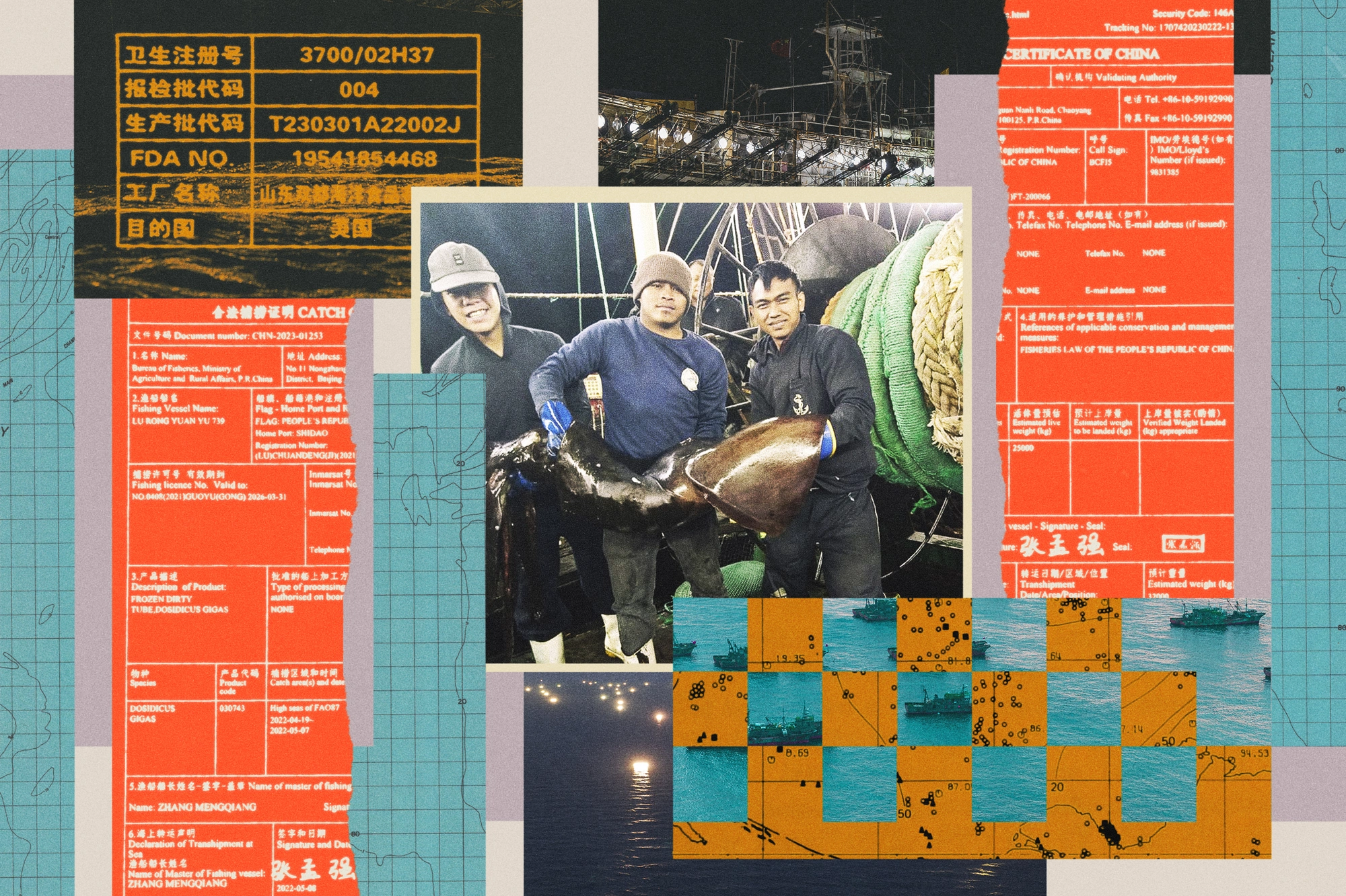 كيف يصنع العمل القسري للإيغور المأكولات البحرية التي ينتهي بها المطاف في وجبات الغداء المدرسية