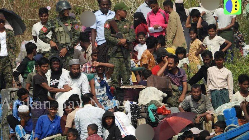 نحو خمسة آلاف نازح جراء الحرب يعودون إلى بلدة حدودية في ميانمار