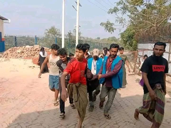 انهيار أرضي مدمّر في المخيم 04 للروهينجا في بنغلاديش