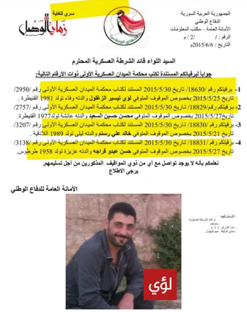 زمان الوصل: 15 ألف ليرة كافية لتمويل "الإرهاب" في محاكم الأسد الميدانية 2 ٢٠٢٥٠٥٠٤ ١٦٢١١٠