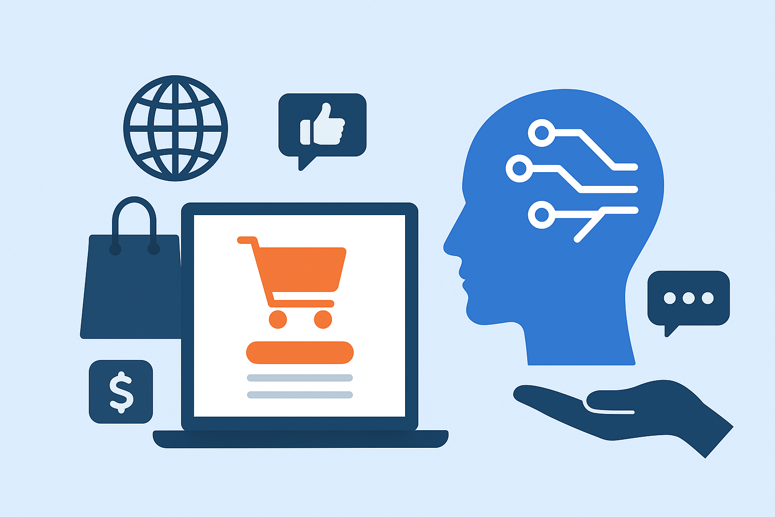 تأثير الذكاء الاصطناعي على التجارة الإلكترونية وخدمة العملاء 21 تأثير الذكاء الاصطناعي على التجارة الإلكترونية وخدمة العملاء