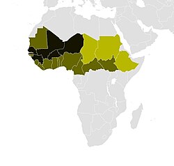 جيش مالي يعدم ثمانية موريتانيين 3 A distribution map of Fula people in Africa 1