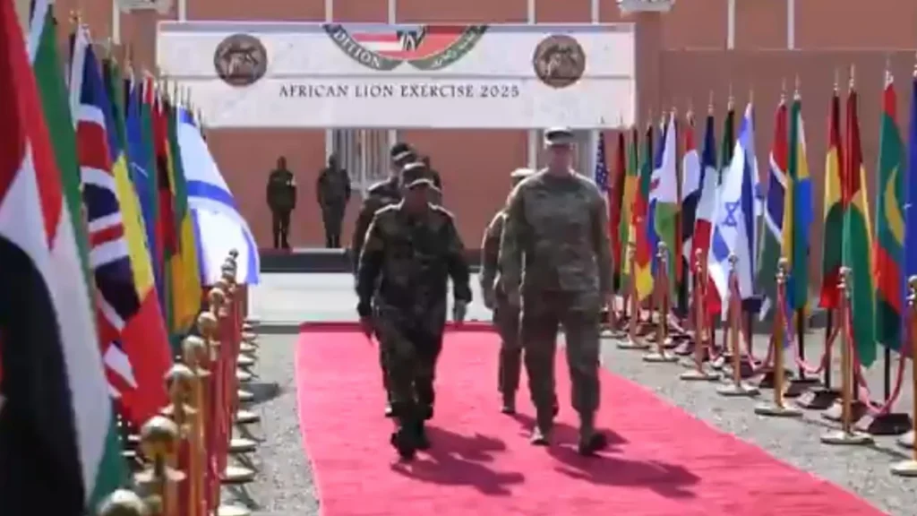israel flag africa lion drill morocco screengrab.jpg 1